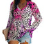 Custom Long Sleeve Loose Tee T-shirt For Women