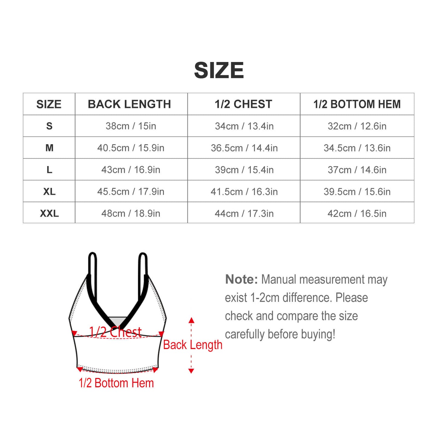 Custom Printed V-neck Camisole For Women