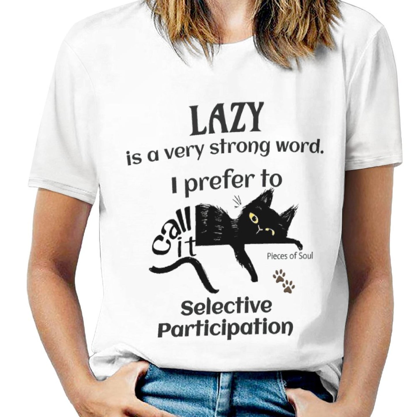 Custom Mid Sleeve Full Print T-shirt For Women