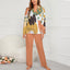 Custom Women's Cuban Neck Pajama Set