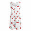 Custom Sleeveless U-neck Fake Two Piece Dress