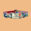 a dog collar with a name tag on it